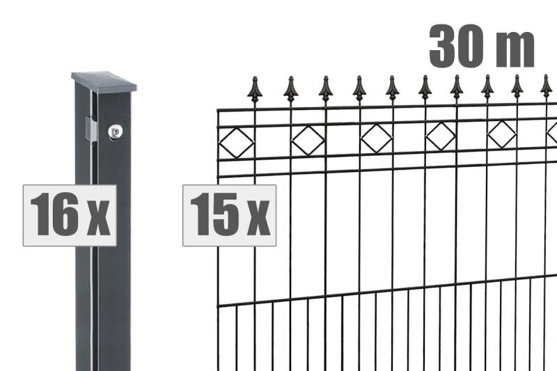 dz Zaunset VAP RIMINI 30m-0910-7016 von Deutsche Zauntechnik