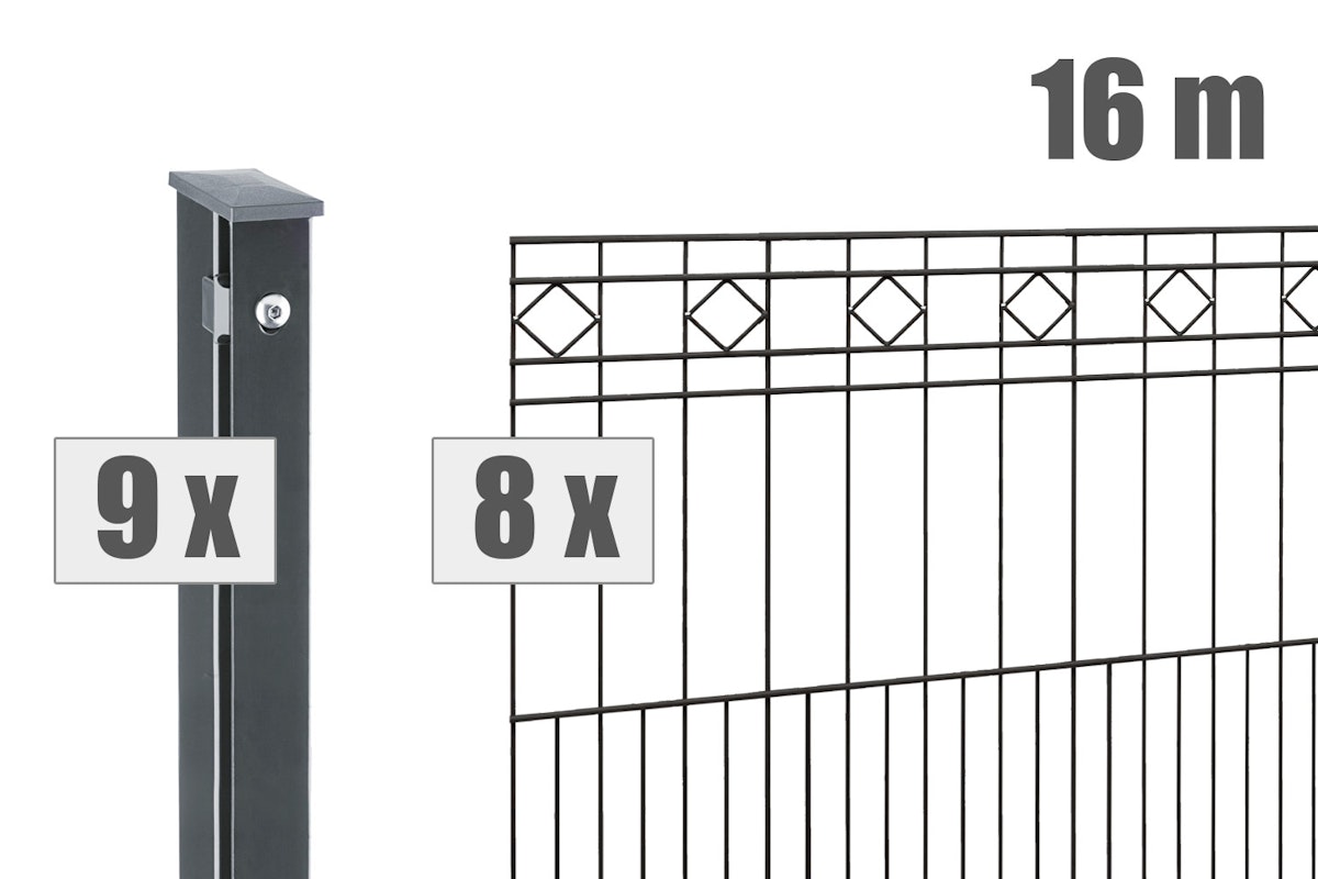 dz Zaunset VAP TURIN 16m-0810-7016 von Deutsche Zauntechnik