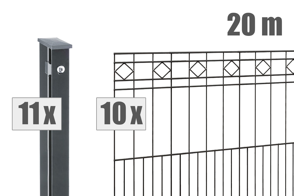 dz Zaunset VAP TURIN 20m-1010-7016 von Deutsche Zauntechnik