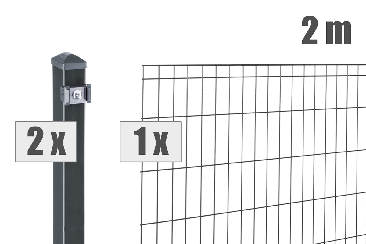 dz Zaunset VP MICHL 2m-1205-7016 von Deutsche Zauntechnik