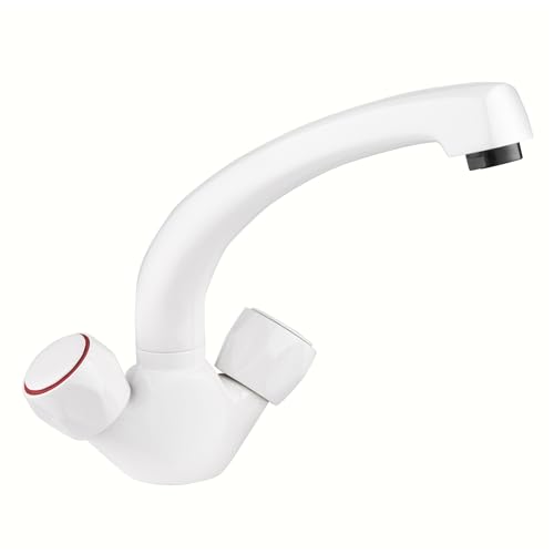 Deva Profile dcp124/005 Profile Mono Waschtischarmatur mit weiß Finish von Deva