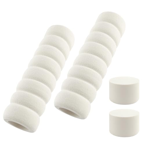 Türklinkenpuffer Türgriff Schutz Türklinken Stopper - Silikon Türgriffabdeckung, Stoßdämpfend & Geräuschreduzierend, Passend für Standard-Türklinken in Wohn- und Geschäftsräumen (2 Stück, 13.5x3cm) von Devantia