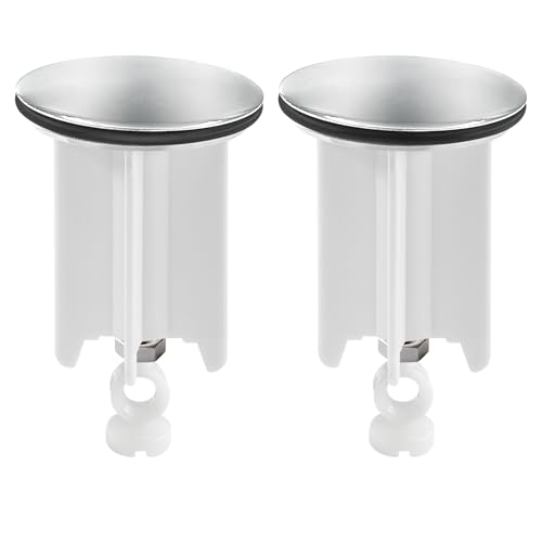 Waschbeckenstöpsel Stöpsel Waschbecken Badewannenstöpsel – Universal Waschbecken Stöpsel, 40mm Messing-Abflussstopfen, kompatibel mit Deutschen Standard-Abflussöffnungen, höhenverstellbar (2 Stück) Waschbeckenstöpsel Stöpsel Waschbecken Badewannenstöpsel – Universal Waschbecken Stöpsel, 40mm Messing-Abflussstopfen, kompatibel mit Deutschen Standard-Abflussöffnungen, höhenverstellbar (2 Stück) von Devantia