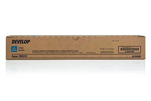 Develop Original A33K4D0 / TN-321C Toner Cyan Ineo Plus 224 e von Develop