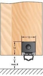 Deventer Automatische Türdichtung DBM 1212 Mini Bodendichtung Türdichtung 1209mm von Deventer