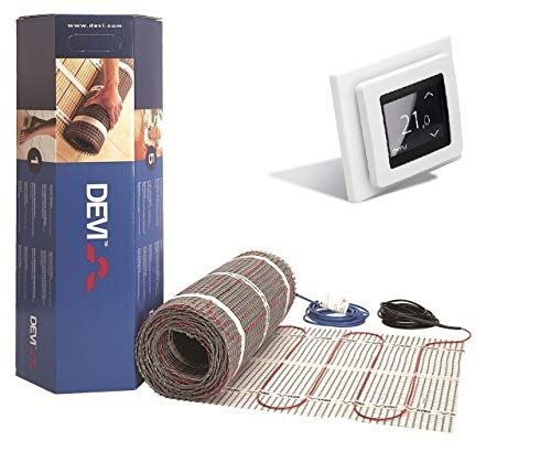 DEVI Devimat Dünnbettset Dünnbett Set mit Devireg Touch Fußbodenheizung DSVF150 (4m2) von Devi
