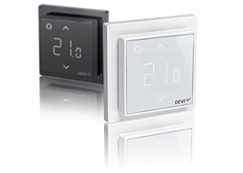 DEVIreg 140F1143 Smart Pure Black Wi-Fi Thermostat von Devi