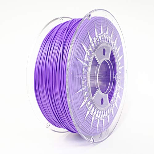 PETG – Violet - violett 1kg | Devil Design | 1.75mm | 3D Druck Filament | für Anfänger und Fortgeschrittene | Top Haftung | wenig Stringing | leicht zu drucken | verzugsarm und geruchslos von Devil Design