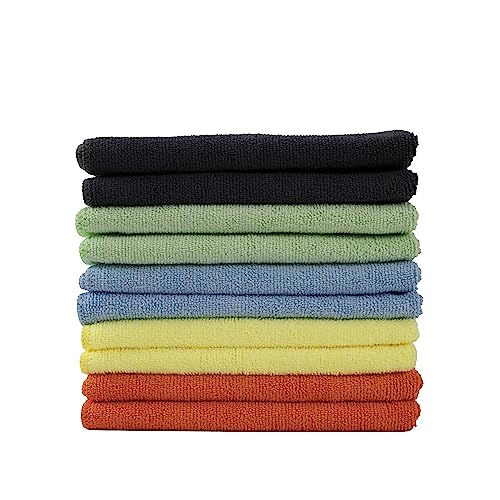 Devior 10er Set Mikrofasertücher 40x40 cm, Bunt – Mikrofasertuch für Staubwischen, Oberflächenreinigung, Fensterputzen, Lackpflege & Innenraumreinigung, 80% Polyester, 20% Polyamid Devior 10er Set Mikrofasertücher 40x40 cm, Bunt – Mikrofasertuch für Staubwischen, Oberflächenreinigung, Fensterputzen, Lackpflege & Innenraumreinigung, 80% Polyester, 20% Polyamid von Devior