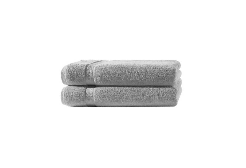 Devior Duschtücher 2er Set 70x140 – Flauschige Badehandtücher aus Baumwolle, saugstark, 100% Baumwolle (Spar-Set), schnelltrocknend, mit Bordüre, pflegeleicht & strapazierfähig von Devior