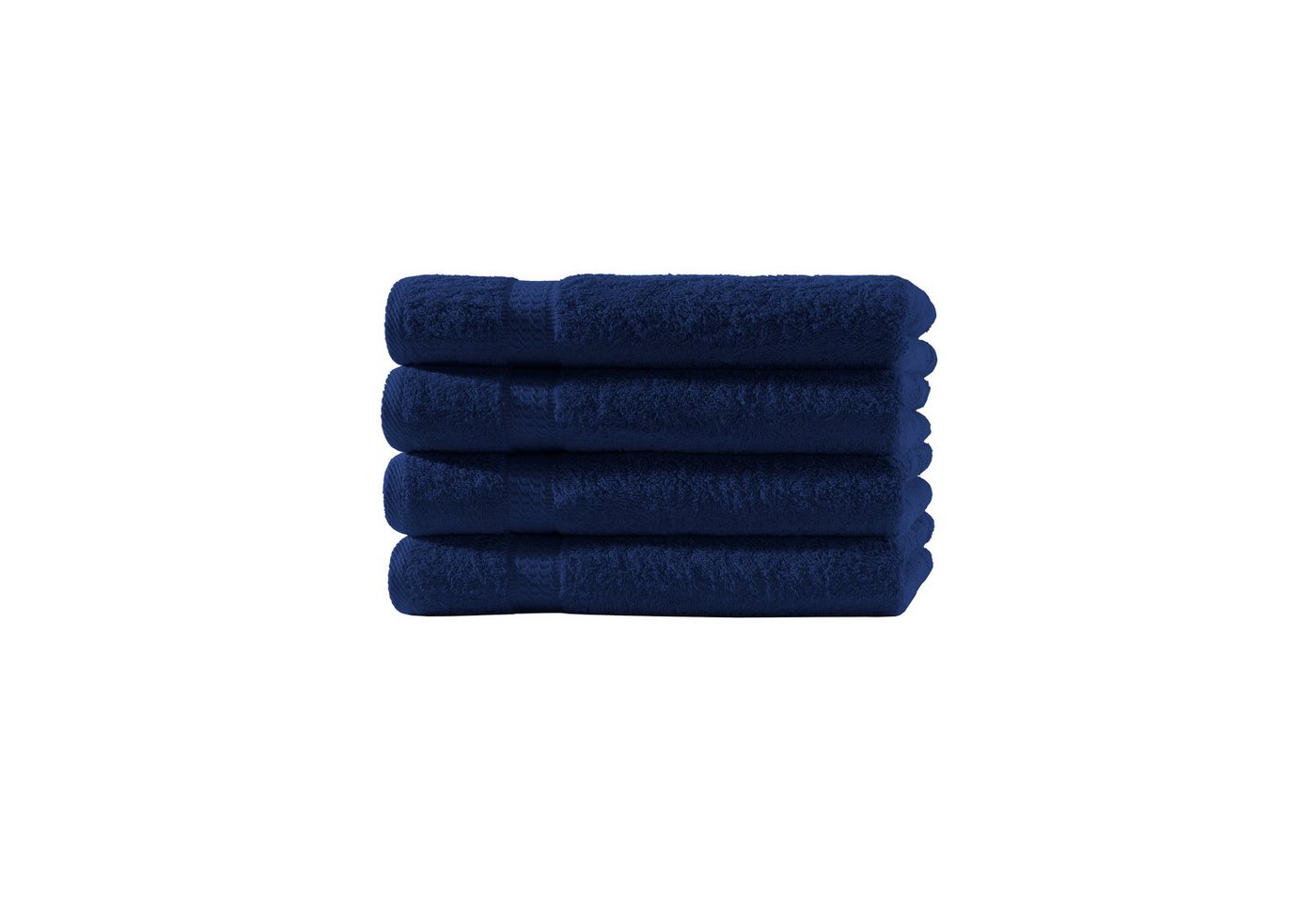 Devior Handtücher 4er Set 50x100 – Flauschige Baumwollhandtücher in Hotelqualität, 100% Baumwolle (Spar-Set), saugstark, schnelltrocknend, pflegeleicht & langlebig mit Bordüre von Devior