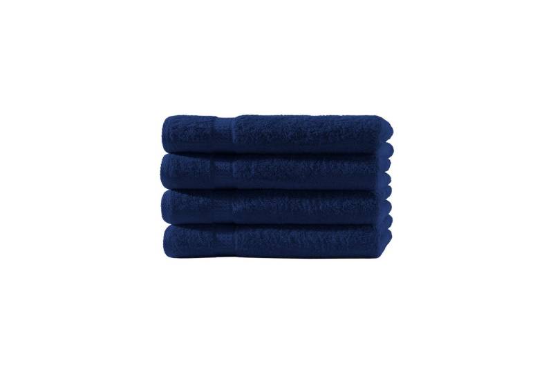 Devior Handtücher 4er Set 50x100 – Flauschige Baumwollhandtücher in Hotelqualität, 100% Baumwolle (Spar-Set), saugstark, schnelltrocknend, pflegeleicht & langlebig mit Bordüre von Devior