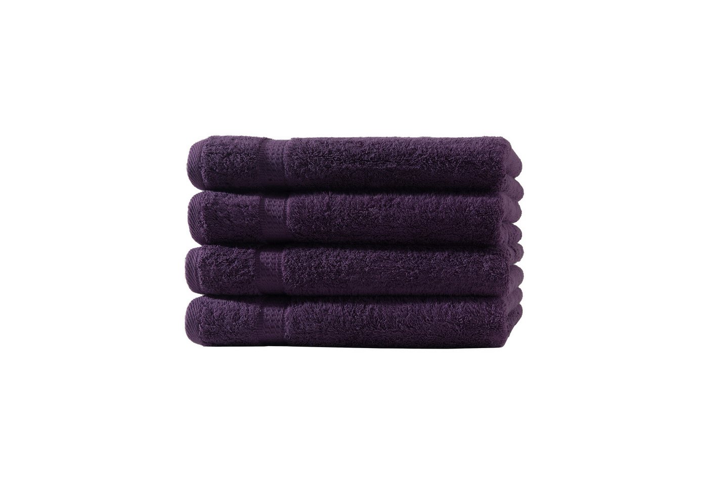 Devior Handtücher 4er Set 50x100 – Flauschige Baumwollhandtücher in Hotelqualität, 100% Baumwolle (Spar-Set), saugstark, schnelltrocknend, pflegeleicht & langlebig mit Bordüre von Devior