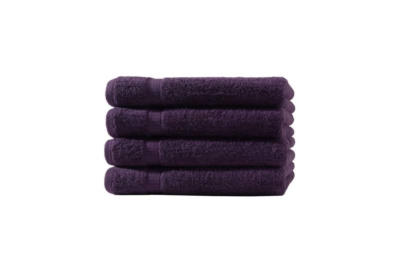 Devior Handtücher 4er Set 50x100 – Flauschige Baumwollhandtücher in Hotelqualität, 100% Baumwolle (Spar-Set), saugstark, schnelltrocknend, pflegeleicht & langlebig mit Bordüre von Devior