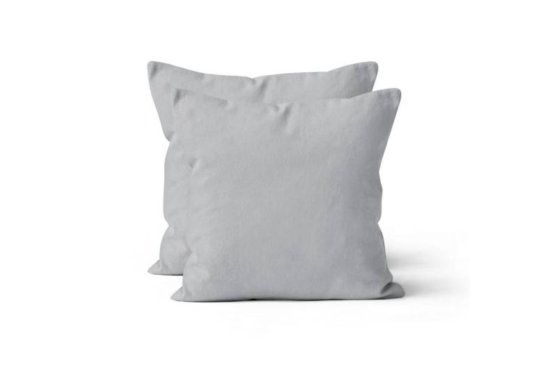 Devior Kissenbezüge 2er Set Baumwolle – Renforce Kissenhüllen in vielen Größen & Farben, atmungsaktiv & pflegeleicht mit YKK-Reißverschluss, 100% Baumwolle von Devior