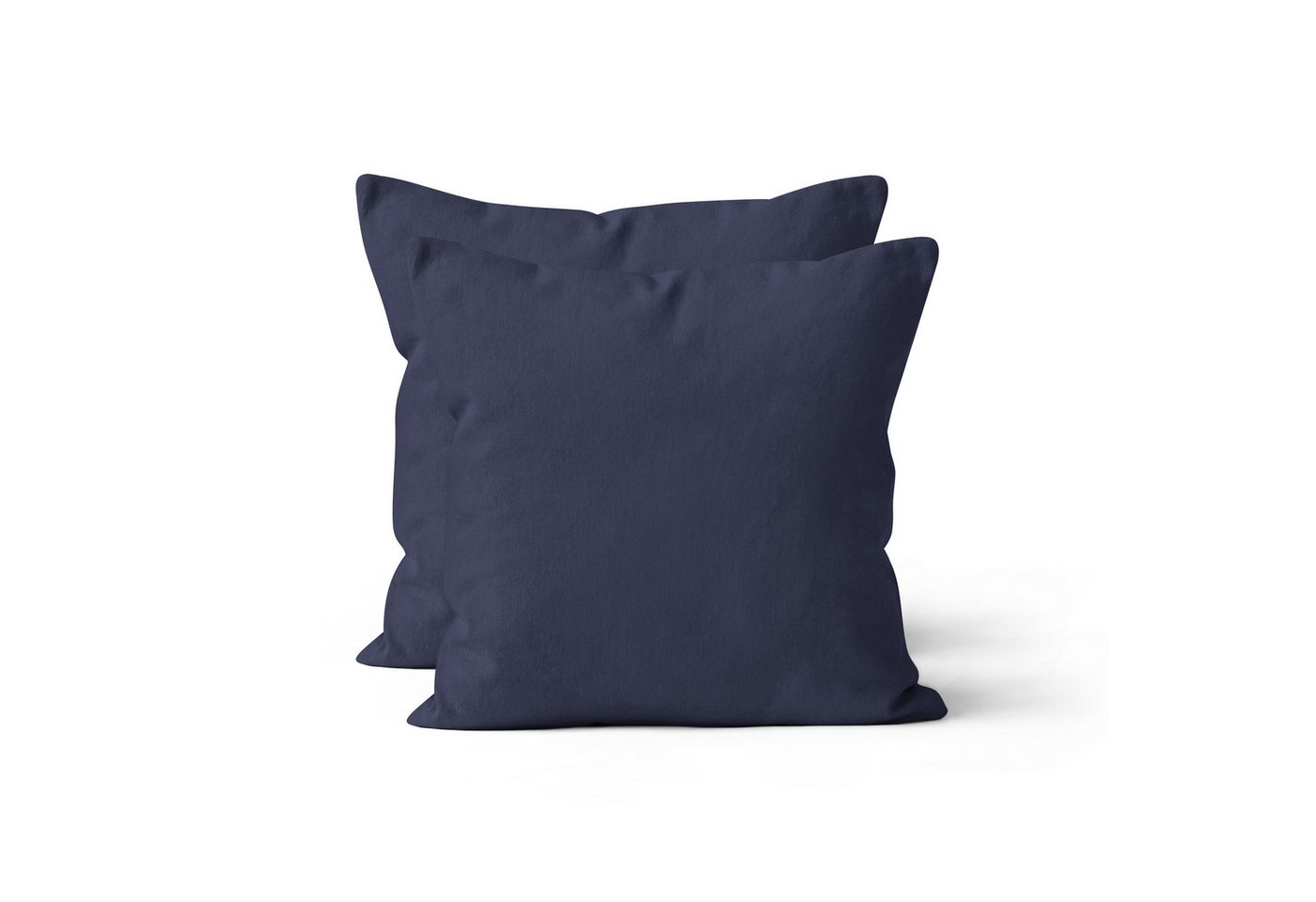 Devior Kissenbezüge 2er Set Baumwolle – Renforce Kissenhüllen in vielen Größen & Farben, atmungsaktiv & pflegeleicht mit YKK-Reißverschluss, 100% Baumwolle von Devior