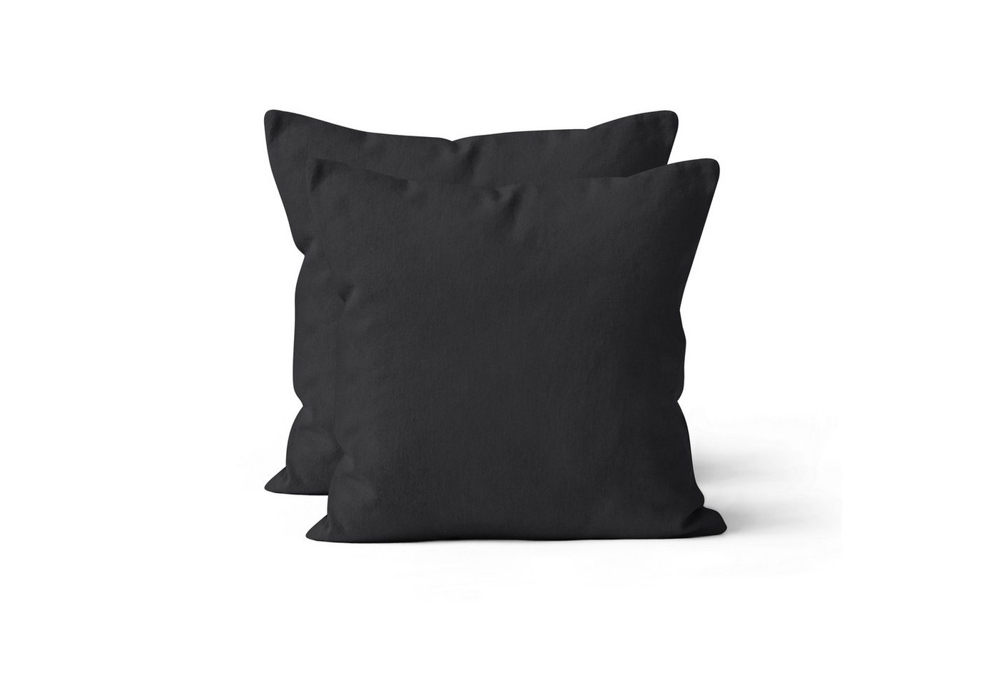 Devior Kissenbezüge 2er Set Baumwolle – Renforce Kissenhüllen in vielen Größen & Farben, atmungsaktiv & pflegeleicht mit YKK-Reißverschluss, 100% Baumwolle von Devior