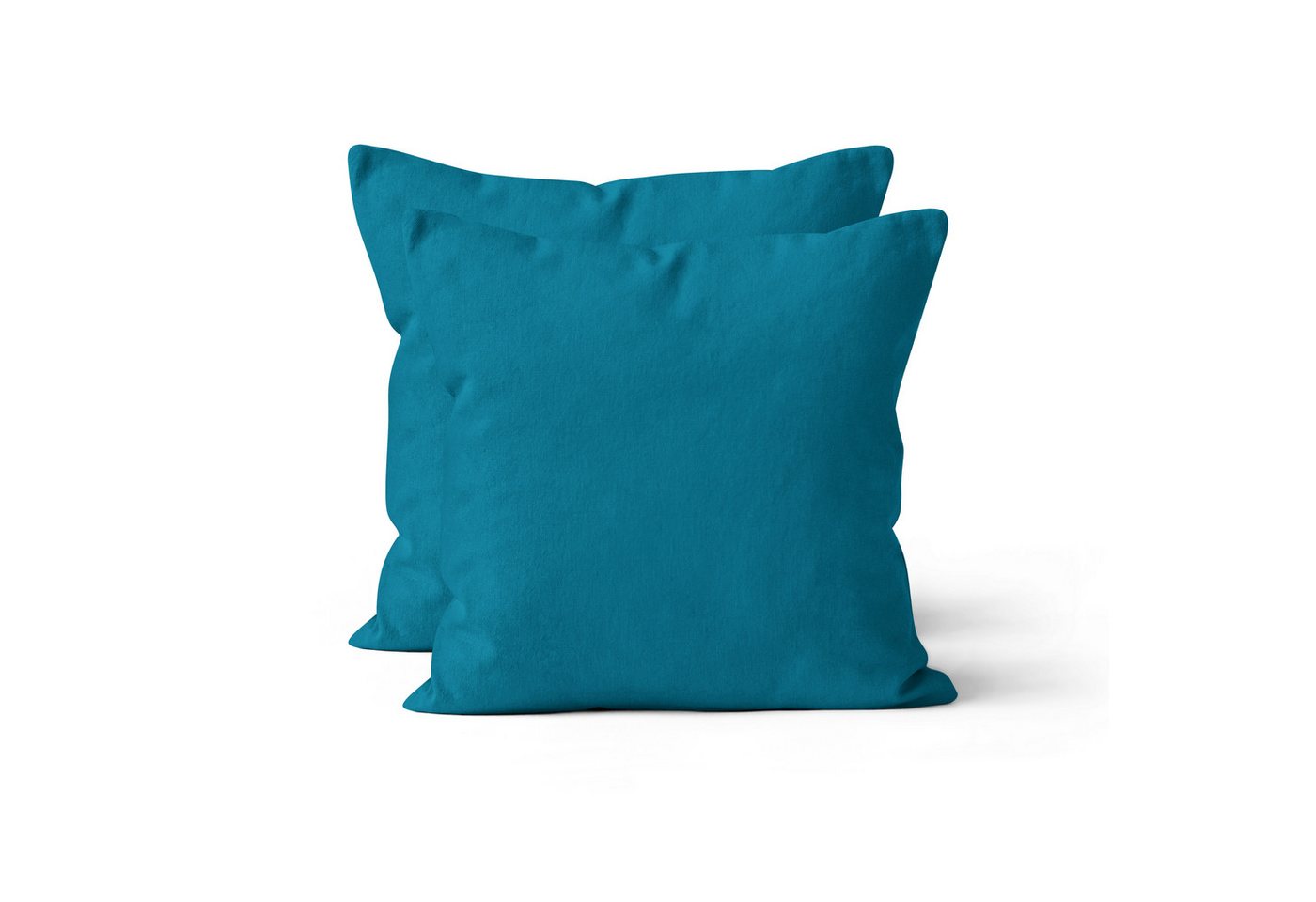 Devior Kissenbezüge 2er Set Baumwolle – Renforce Kissenhüllen in vielen Größen & Farben, atmungsaktiv & pflegeleicht mit YKK-Reißverschluss, 100% Baumwolle von Devior