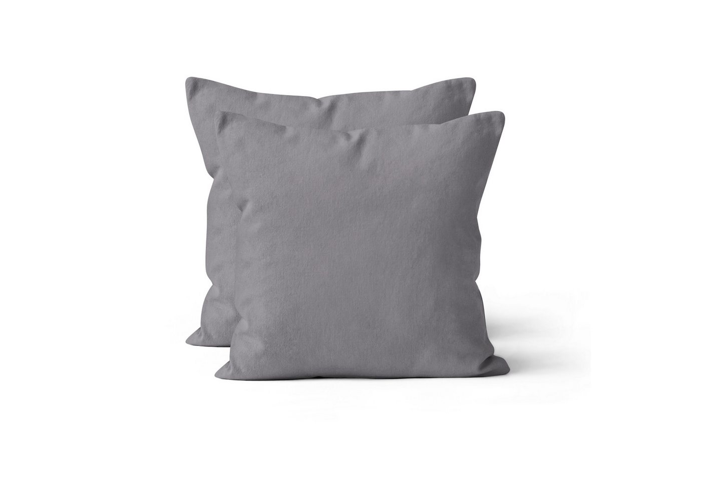 Devior Kissenbezüge 2er Set Baumwolle – Renforce Kissenhüllen in vielen Größen & Farben, atmungsaktiv & pflegeleicht mit YKK-Reißverschluss, 100% Baumwolle von Devior