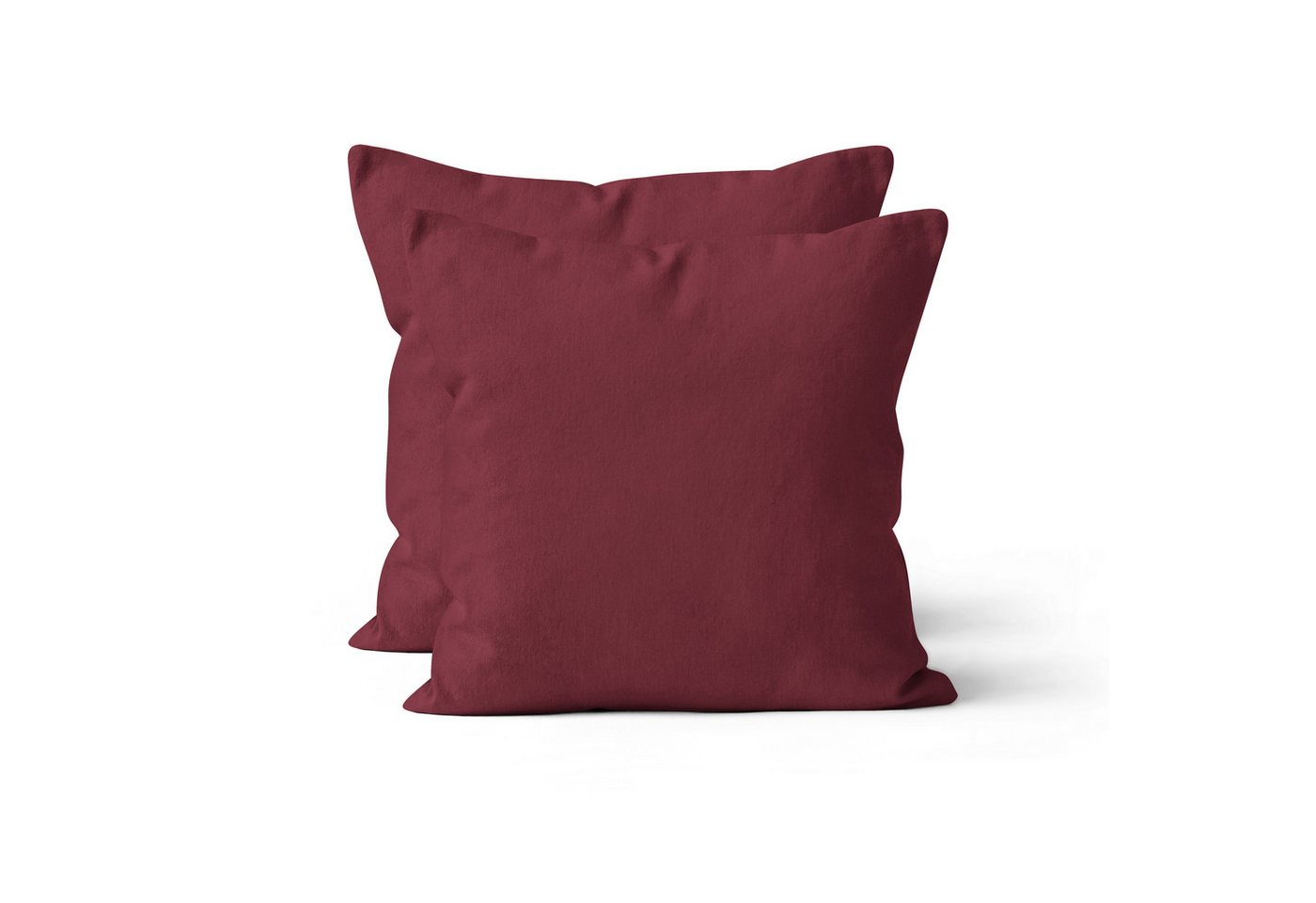 Devior Kissenbezüge 2er Set Baumwolle – Renforce Kissenhüllen in vielen Größen & Farben, atmungsaktiv & pflegeleicht mit YKK-Reißverschluss, 100% Baumwolle von Devior