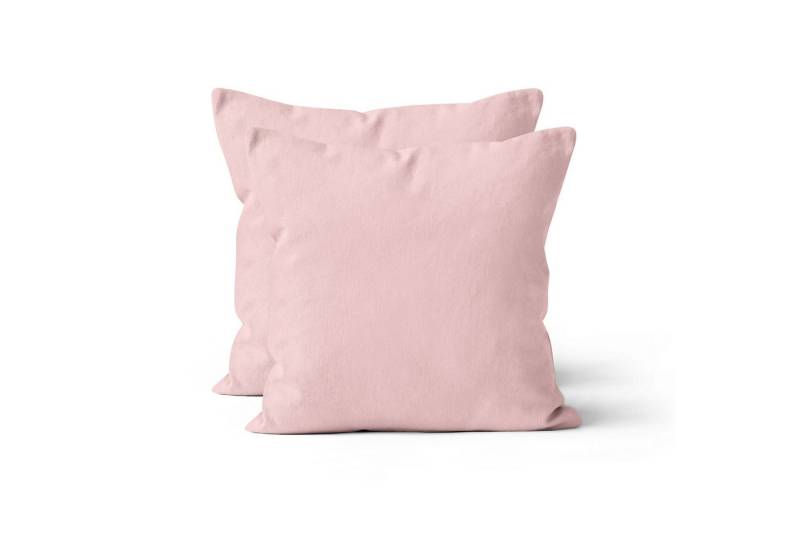 Devior Kissenbezüge Mikrofaser, hautfreundlich & pflegeleicht, in 40x40, 40x80 & 80x80 cm, (2 Stück), in vielen Farben, versteckter Reißverschluss, waschbar bei 60° von Devior