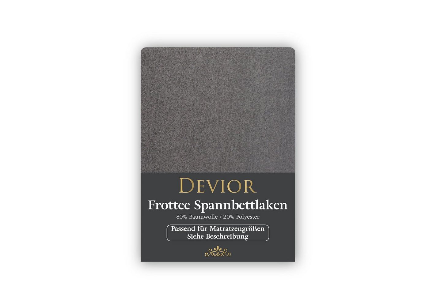 Devior Spannbettlaken Frottee 80% Baumwolle 20% Polyester, Winterspannbettlaken mit 160 g/m², Frottee, Gummizug: Rundumgummizug, 180 x 200 cm für Boxspringmatratze bis 32cm, Blickdicht, Einlaufsicher Devior Spannbettlaken Frottee 80% Baumwolle 20% Polyester, Winterspannbettlaken mit 160 g/m², Frottee, Gummizug: Rundumgummizug, 180 x 200 cm für Boxspringmatratze bis 32cm, Blickdicht, Einlaufsicher von Devior