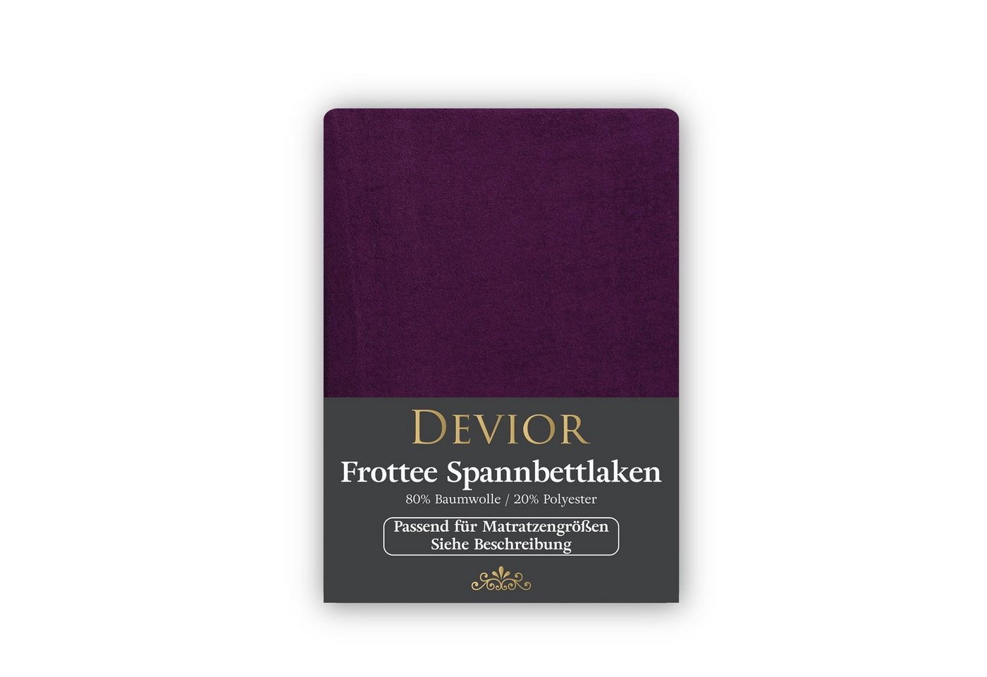Devior Spannbettlaken Frottee 80% Baumwolle 20% Polyester, Winterspannbettlaken mit 160 g/m², Frottee, Gummizug: Rundumgummizug, 90 x 200 cm für Standardmatratze bis 22cm, Blickdicht & Einlaufsicher Devior Spannbettlaken Frottee 80% Baumwolle 20% Polyester, Winterspannbettlaken mit 160 g/m², Frottee, Gummizug: Rundumgummizug, 90 x 200 cm für Standardmatratze bis 22cm, Blickdicht & Einlaufsicher von Devior
