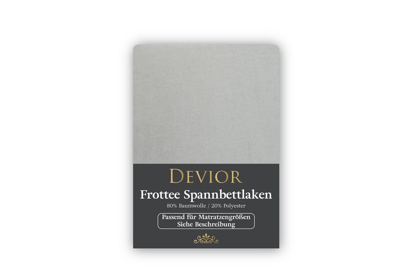 Devior Spannbettlaken Frottee 80% Baumwolle 20% Polyester, Winterspannbettlaken mit 160 g/m², Frottee, Gummizug: Rundumgummizug, 90 x 200 cm für Standardmatratze bis 22cm, Blickdicht & Einlaufsicher Devior Spannbettlaken Frottee 80% Baumwolle 20% Polyester, Winterspannbettlaken mit 160 g/m², Frottee, Gummizug: Rundumgummizug, 90 x 200 cm für Standardmatratze bis 22cm, Blickdicht & Einlaufsicher von Devior