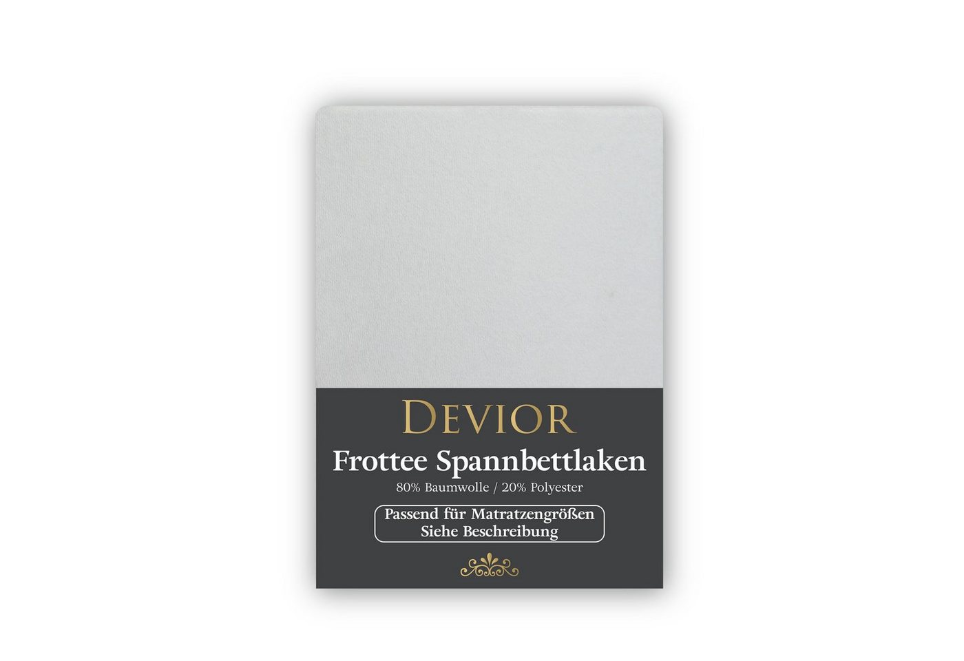 Devior Spannbettlaken Frottee 80% Baumwolle 20% Polyester, Winterspannbettlaken mit 160 g/m², Frottee, Gummizug: Rundumgummizug, 90 x 200 cm für Standardmatratze bis 22cm, Blickdicht & Einlaufsicher Devior Spannbettlaken Frottee 80% Baumwolle 20% Polyester, Winterspannbettlaken mit 160 g/m², Frottee, Gummizug: Rundumgummizug, 90 x 200 cm für Standardmatratze bis 22cm, Blickdicht & Einlaufsicher von Devior