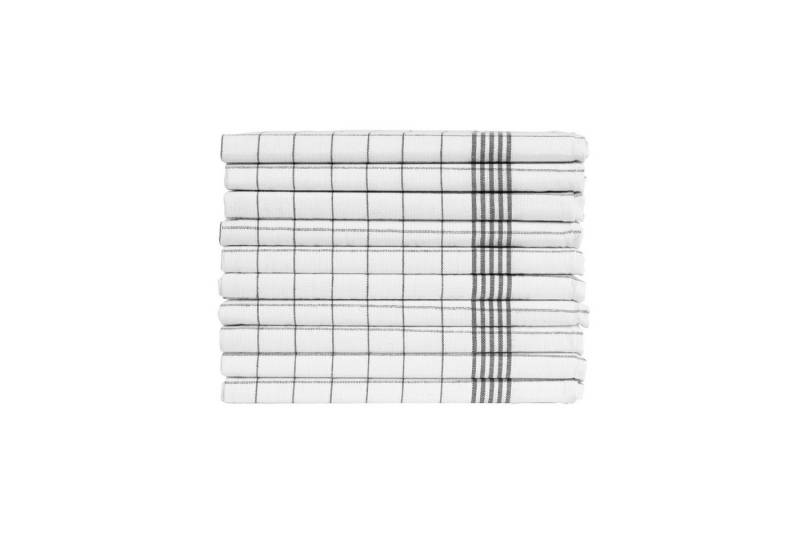 Devior Spültuch aus 100% Baumwolle 50x70 cm, mit Aufhänger, Fusselfrei, 95° Waschbar, (10-tlg., Vielfältig einsetzbar), saugstarke Geschirrhandtücher – für Kontakt mit Lebensmitteln geeignet von Devior