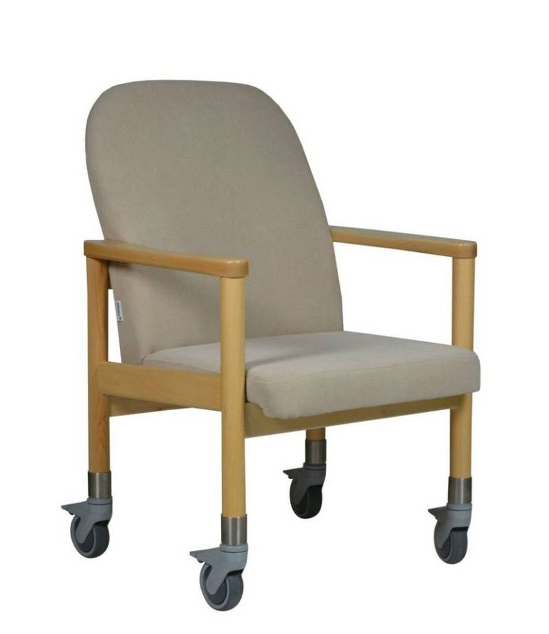 Devita Stuhl Pflegestuhl Trippelstuhl Seniorenstuhl LÜBECK große Rollen bis 120 kg (kein Set) von Devita