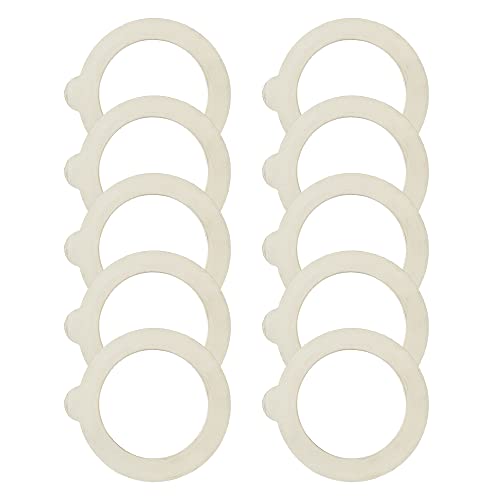 Devitre 10x Gummiring 68x94 mm passend für Bormioli Fido 0,5-5 L Bügelverschlussglas mit Beschriftungsetiketten von Devitre