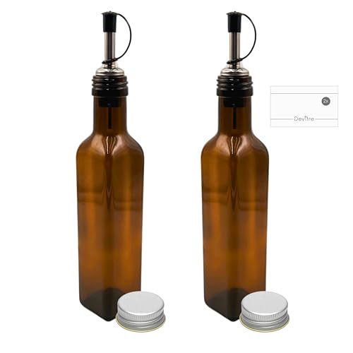Devitre 2 Ölflaschen 250 ml mit Ausgiesser Ölspender Essig und Öl Set Glas Devitre 2 Ölflaschen 250 ml mit Ausgiesser Ölspender Essig und Öl Set Glas von Devitre
