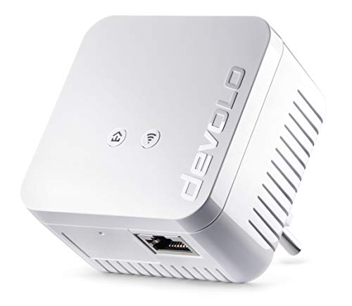 Devolo 9630 dLAN 550 WiFi Bridge 802.11b/g/n an Wandsteckdose anschließbar von Devolo