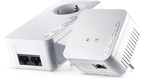 Devolo 9636 dLAN 550 WiFi Starter-Set Ethernet/LAN WLAN, Weiß, 2 Stück, Netzwerkadapter CPL – Adapter,Netzwerk CPL Devolo 9636 dLAN 550 WiFi Starter-Set Ethernet/LAN WLAN, Weiß, 2 Stück, Netzwerkadapter CPL – Adapter,Netzwerk CPL von Devolo