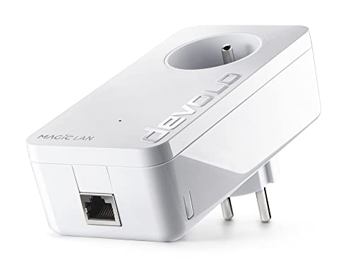 Devolo Magic 2 LAN 2400 Mbit/s Ethernet/LAN CPL-Netzwerkadapter - Weiß, Gigabit Ethernet, IEEE 802.1p/802.3/802.3ab/802.3u/802.3X von Devolo