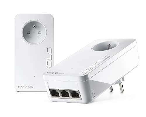 Devolo Magic 2 LAN Triple Starter Kit BE Powerline Starter Kit 2,4 Gbit/s von Devolo