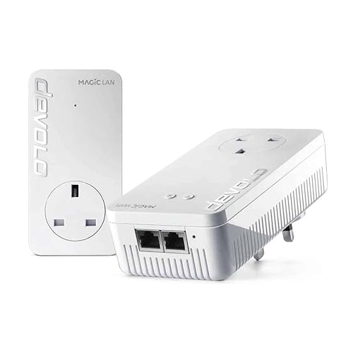 Devolo Magic 2 WiFi 6 2400 Mbit/s Ethernet LAN Wi-Fi Weiß 2 STK Devolo Magic 2 WiFi 6 2400 Mbit/s Ethernet LAN Wi-Fi Weiß 2 STK von Devolo