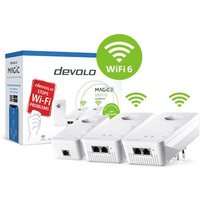 Devolo Magic 2 WiFi 6 Multiroom Kit Powerline WLAN Multiroom Starter Kit 8827 (CH) CH 2400MBit/s von Devolo