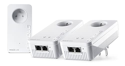 devolo Magic 2 - Multiroom-Set: maximal stabiles Set mit 3 Powerline-Adaptern mit Wi-Fi in Multiraum-Massh-Struktur (2400 Mbps/s, 4X Gigabit LAN Anschlüsse) devolo Magic 2 - Multiroom-Set: maximal stabiles Set mit 3 Powerline-Adaptern mit Wi-Fi in Multiraum-Massh-Struktur (2400 Mbps/s, 4X Gigabit LAN Anschlüsse) von Devolo