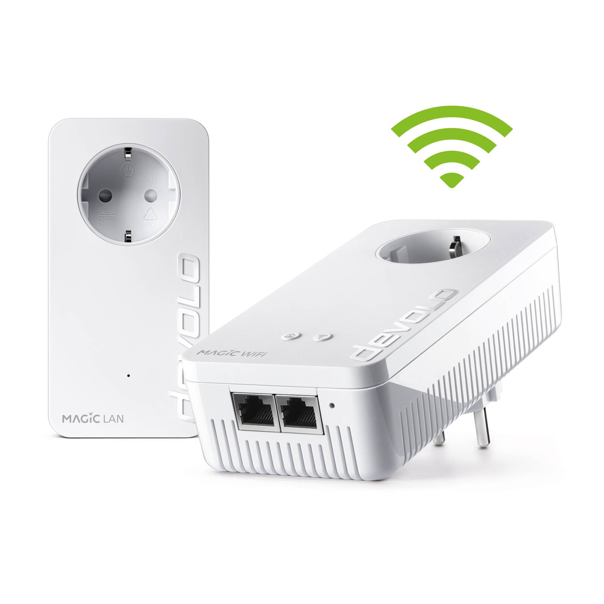 Devolo Powerline-Adapter Starter-Set 'Magic 1 WiFi 2-1-2' 400 m 1200 Mbit/s Devolo Powerline-Adapter Starter-Set 'Magic 1 WiFi 2-1-2' 400 m 1200 Mbit/s von Devolo
