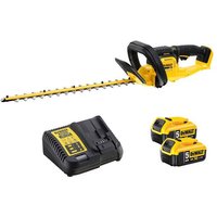 Dewalt - 18V xr Li-Ion Akku-Heckenschere mit 55 cm langem Messer (2x5,0 Ah) DCMHT563P2 von Dewalt