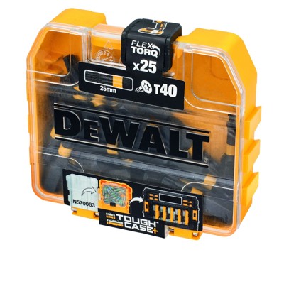 Bit-Box 25mm T40 25-teilig Schlagfest von Dewalt