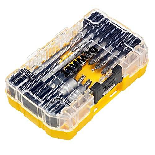 Dewalt Bit Set DT70702-QZ, 40 teiliges Schrauberbit-Set, Kreuzschlitz, Phillips, Pozi, Torx und Bithalter, in Tough Case Aufbewahrungsbox von DEWALT