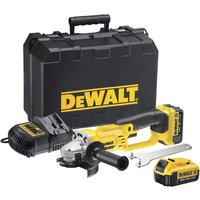 DCG412M2 Akku Winkelschleifer 18V 4.0Ah ø 125 mm 2 Akkus & Koffer - Dewalt von Dewalt