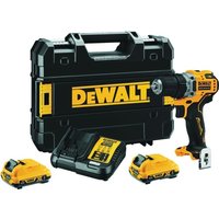 DEWALT Akkubohrschrauber DCD 701 D2 12 V 2 Ah 1,5-10mm von Dewalt