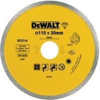 DEWALT Diamanttrennscheibe DWC410 Fliesen 110 mm DT3714-QZ von Dewalt