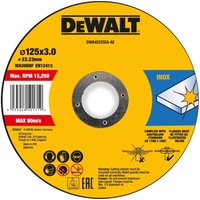 DEWALT High Performance Trennscheibe 125x3x22,23mm Inox Typ 42 (gekröpft) DWA4522SIA-AE von Dewalt