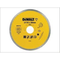 Zubehör - Diamanttrennscheibe Fliesen 110x20 mm DT3714 - Dewalt von Dewalt