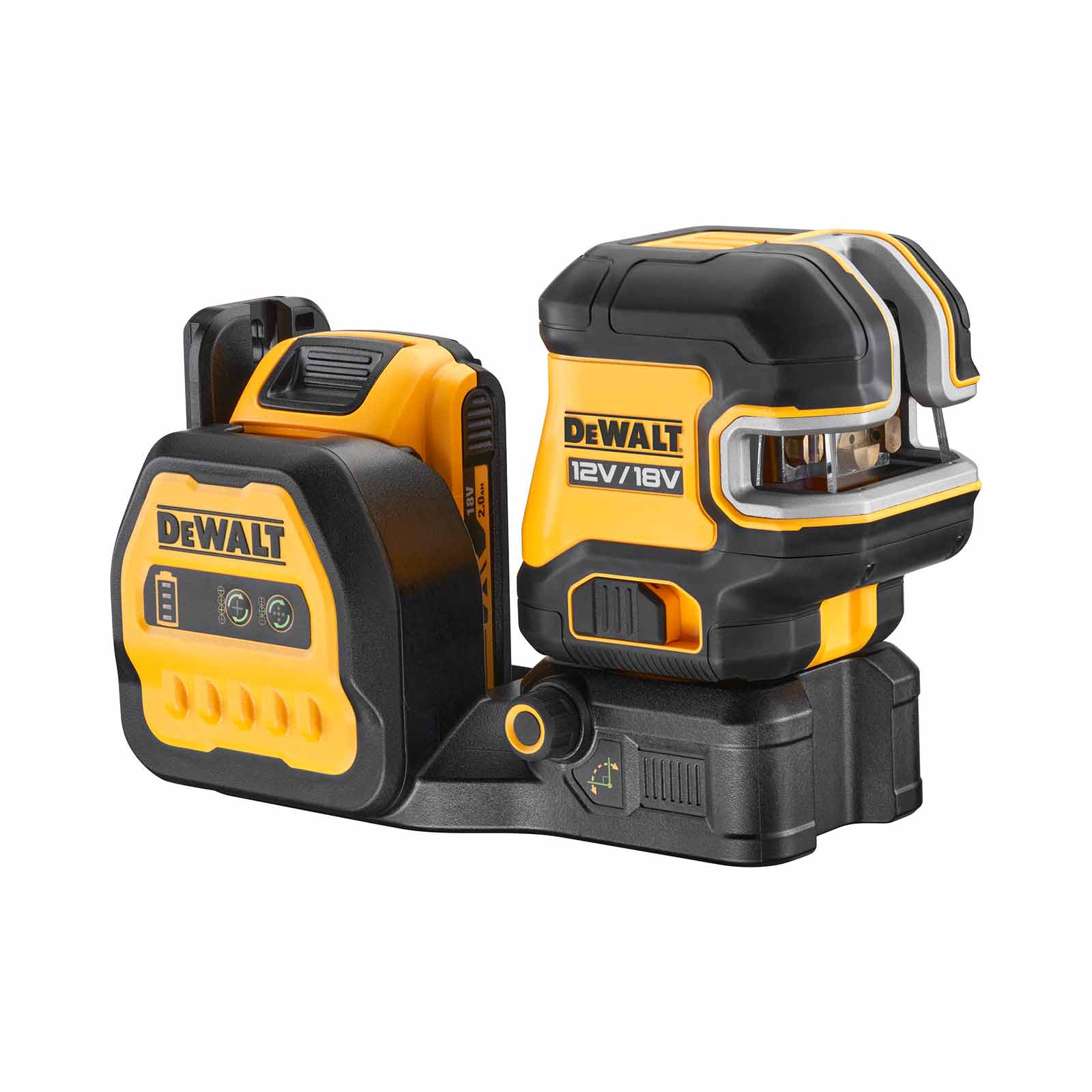 DeWALT Akku-5-Punkt-Kreuzlinienlaser DCE825D1G18-QW Kreuz-, Linienlaser, 18V 2Ah von Dewalt